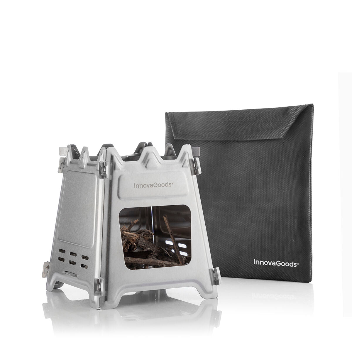 Taitettava teräksinen retkikeitin InnovaGoods