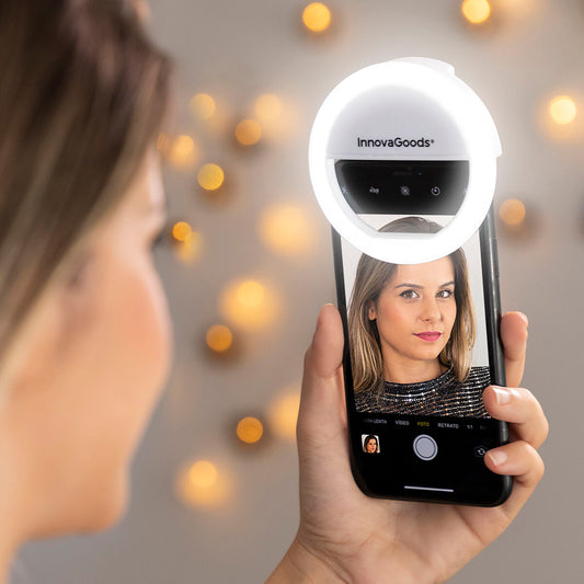 Ladattava selfie-rengasvalo InnovaGoods